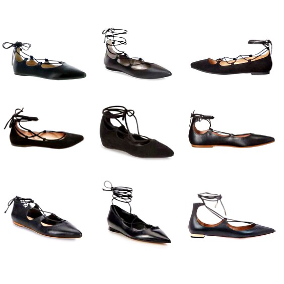 lace up flats pic