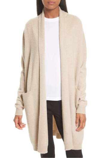 cashmere cardigan