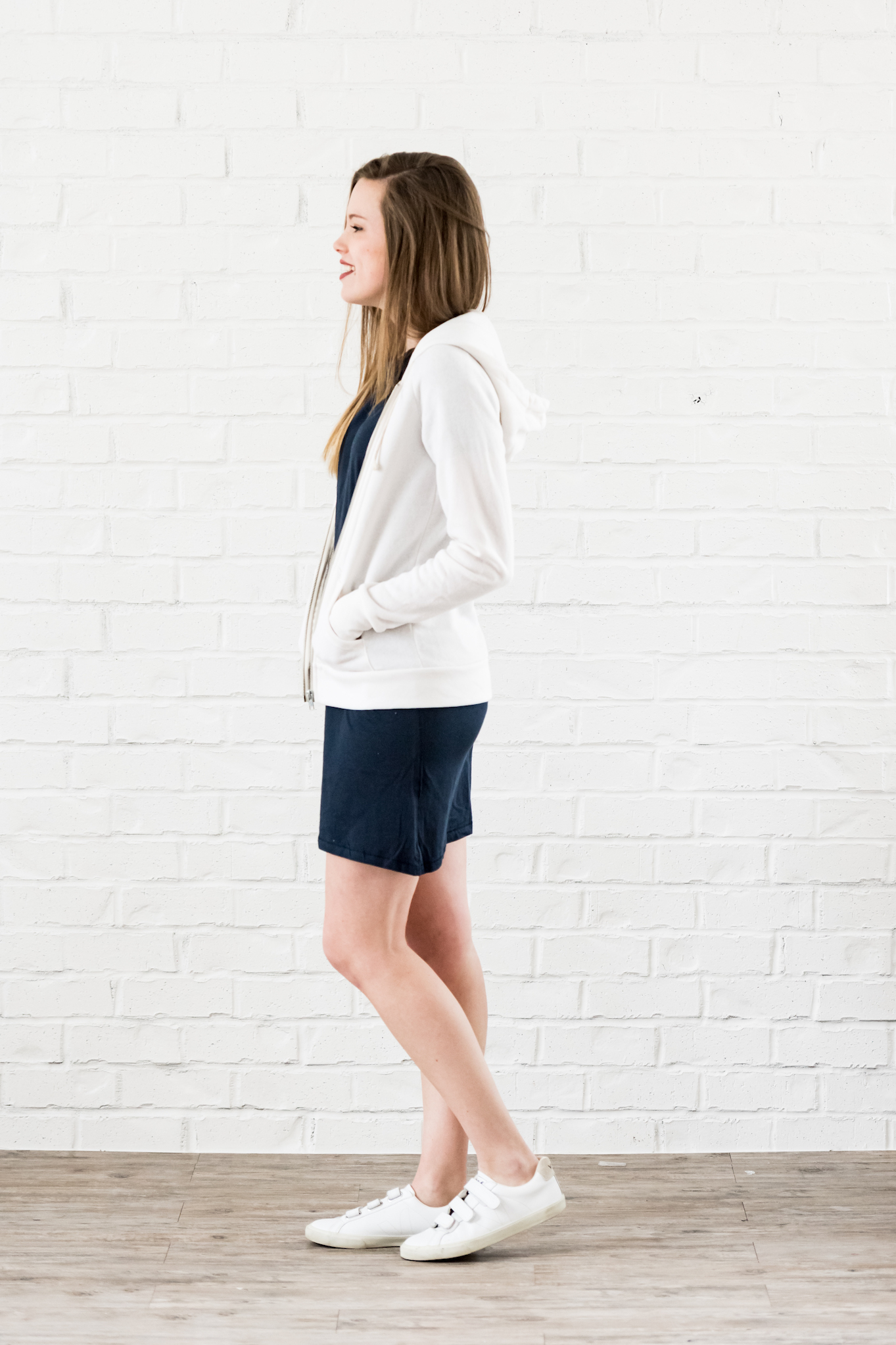 adrian hoodie white - 2